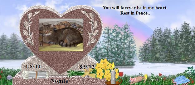 Nomie's Rainbow Bridge Pet Loss Memorial Residency Image