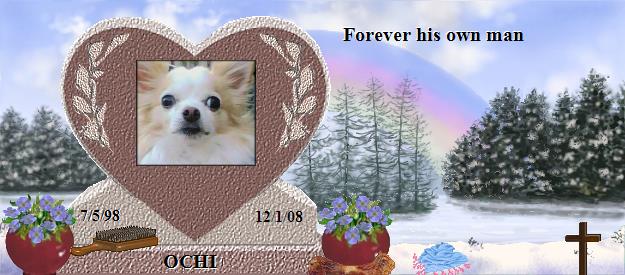 OCHI's Rainbow Bridge Pet Loss Memorial Residency Image
