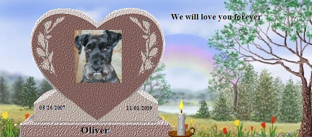 Oliver's Rainbow Bridge Pet Loss Memorial Residency Image