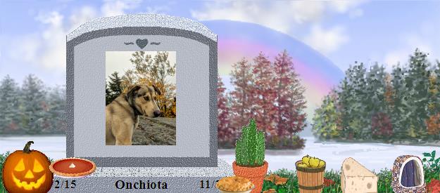 Onchiota's Rainbow Bridge Pet Loss Memorial Residency Image
