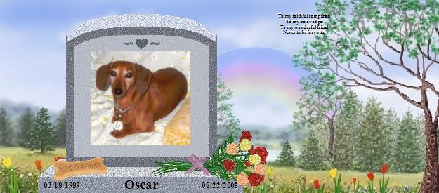Oscar's Rainbow Bridge Pet Loss Memorial Residency Image