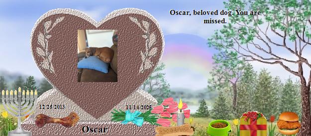 Oscar's Rainbow Bridge Pet Loss Memorial Residency Image