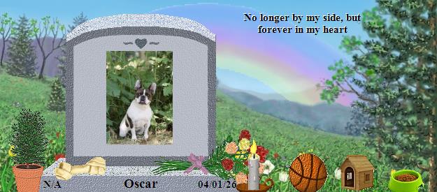 Oscar's Rainbow Bridge Pet Loss Memorial Residency Image