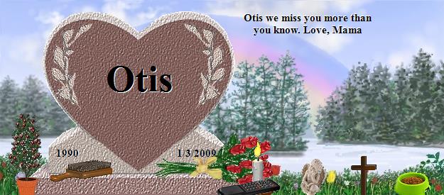 Otis's Rainbow Bridge Pet Loss Memorial Residency Image