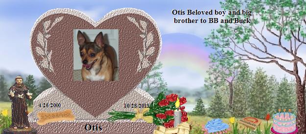 Otis's Rainbow Bridge Pet Loss Memorial Residency Image