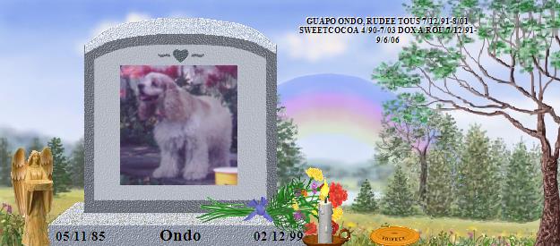 Ondo's Rainbow Bridge Pet Loss Memorial Residency Image
