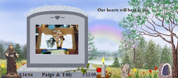 Paige & Tilly's Rainbow Bridge Pet Loss Memorial Residency Image