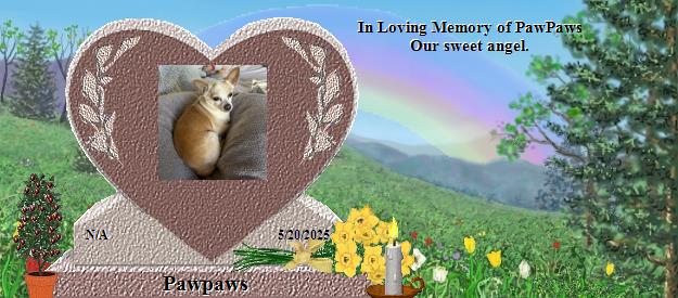 Pawpaws's Rainbow Bridge Pet Loss Memorial Residency Image