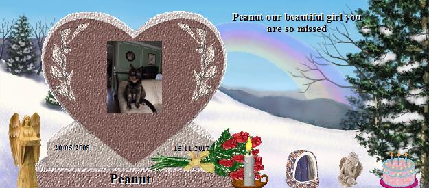 Peanut's Rainbow Bridge Pet Loss Memorial Residency Image