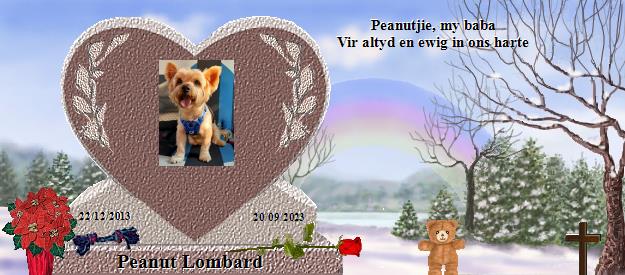 Peanut Lombard's Rainbow Bridge Pet Loss Memorial Residency Image