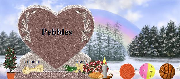 Pebbles's Rainbow Bridge Pet Loss Memorial Residency Image