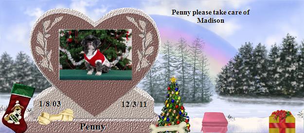 Penny's Rainbow Bridge Pet Loss Memorial Residency Image