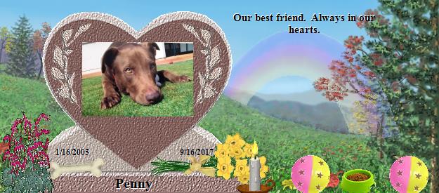 Penny's Rainbow Bridge Pet Loss Memorial Residency Image