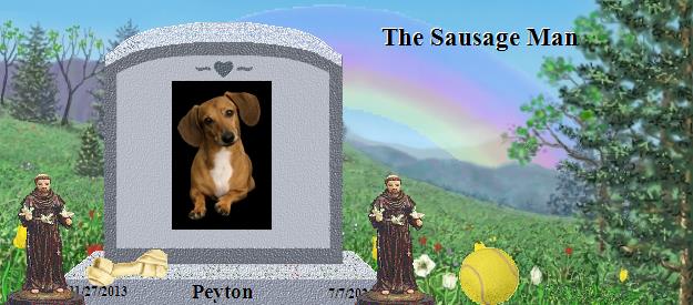 Peyton's Rainbow Bridge Pet Loss Memorial Residency Image