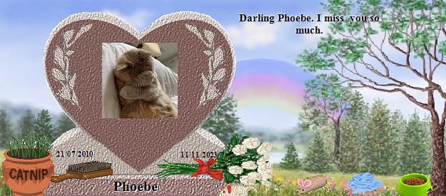 Phoebe's Rainbow Bridge Pet Loss Memorial Residency Image