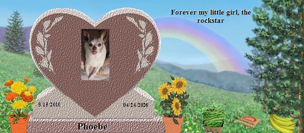 Phoebe's Rainbow Bridge Pet Loss Memorial Residency Image