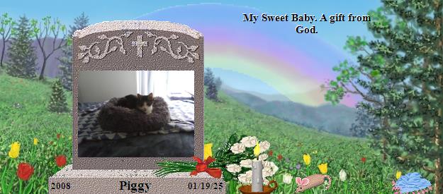 Piggy's Rainbow Bridge Pet Loss Memorial Residency Image