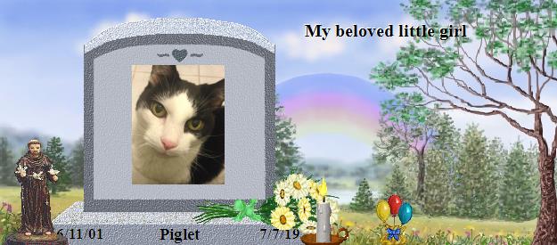 Piglet's Rainbow Bridge Pet Loss Memorial Residency Image