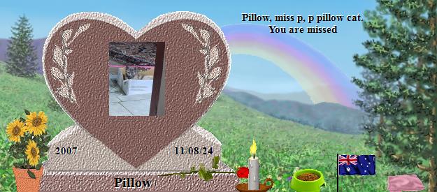 Pillow's Rainbow Bridge Pet Loss Memorial Residency Image