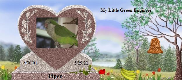 Piper's Rainbow Bridge Pet Loss Memorial Residency Image
