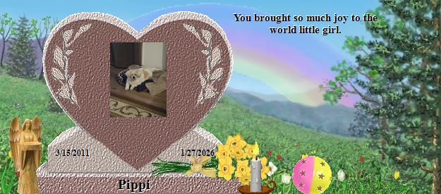 Pippi's Rainbow Bridge Pet Loss Memorial Residency Image