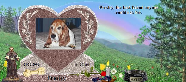 Presley's Rainbow Bridge Pet Loss Memorial Residency Image