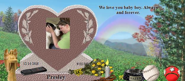 Presley's Rainbow Bridge Pet Loss Memorial Residency Image