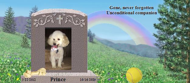 Prince's Rainbow Bridge Pet Loss Memorial Residency Image