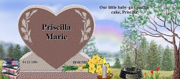 Priscilla Marie's Rainbow Bridge Pet Loss Memorial Residency Image