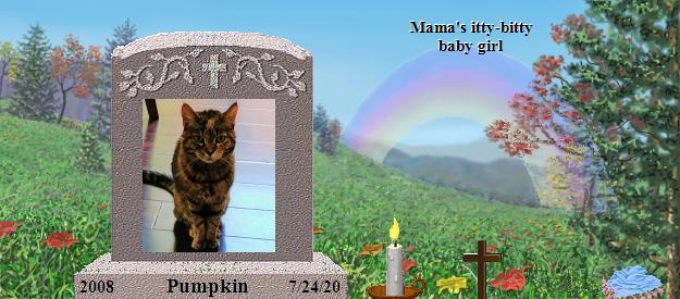 Pumpkin's Rainbow Bridge Pet Loss Memorial Residency Image