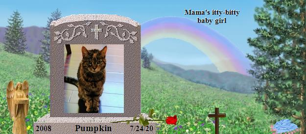 Pumpkin's Rainbow Bridge Pet Loss Memorial Residency Image