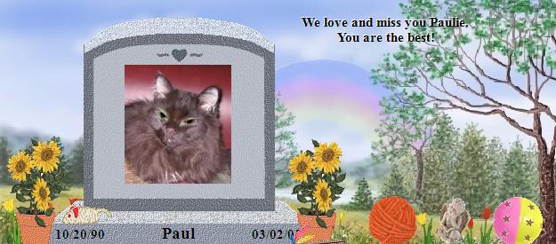 Paul's Rainbow Bridge Pet Loss Memorial Residency Image