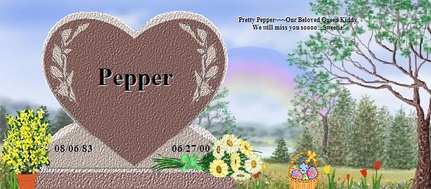 Pepper 's Rainbow Bridge Pet Loss Memorial Residency Image