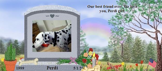 Perdi's Rainbow Bridge Pet Loss Memorial Residency Image