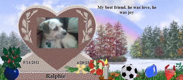 Ralphie's Rainbow Bridge Pet Loss Memorial Residency Image