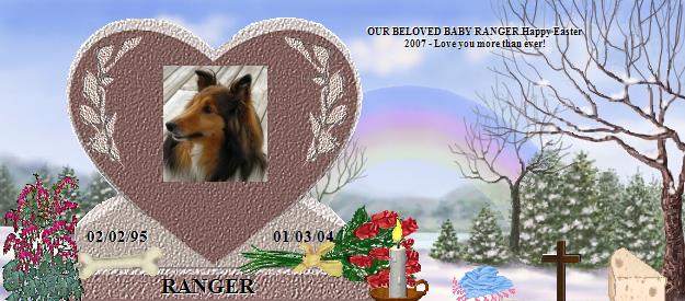 RANGER's Rainbow Bridge Pet Loss Memorial Residency Image