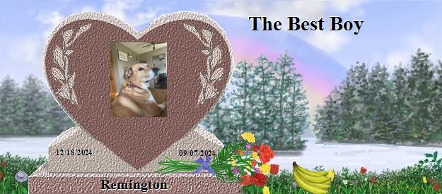 Remington's Rainbow Bridge Pet Loss Memorial Residency Image