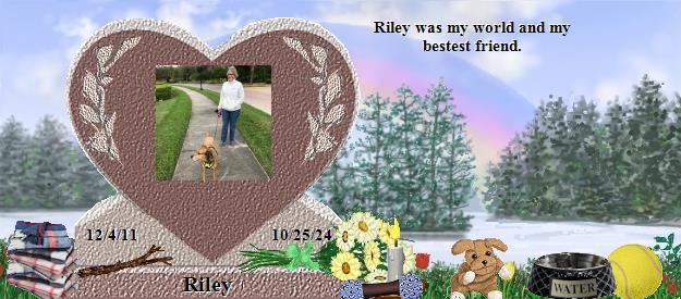 Riley's Rainbow Bridge Pet Loss Memorial Residency Image