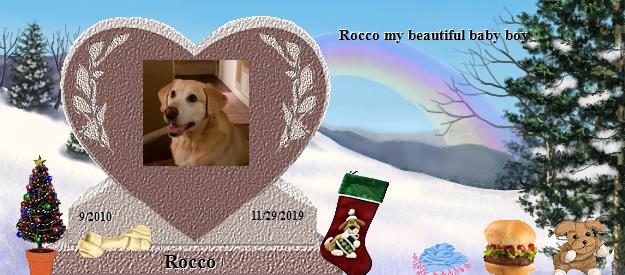 Rocco's Rainbow Bridge Pet Loss Memorial Residency Image