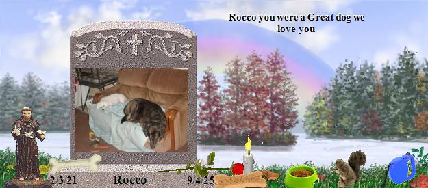 Rocco's Rainbow Bridge Pet Loss Memorial Residency Image