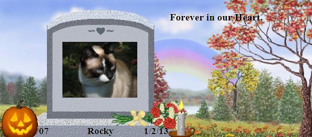 Rocky's Rainbow Bridge Pet Loss Memorial Residency Image