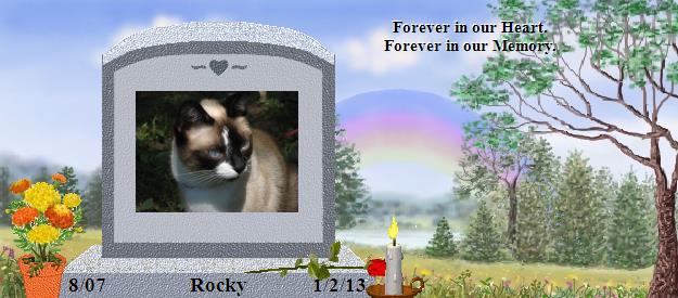 Rocky's Rainbow Bridge Pet Loss Memorial Residency Image