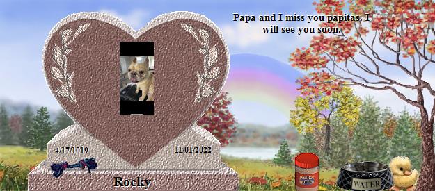 Rocky's Rainbow Bridge Pet Loss Memorial Residency Image