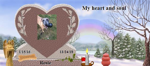 Rosie's Rainbow Bridge Pet Loss Memorial Residency Image