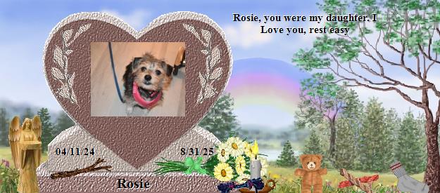 Rosie's Rainbow Bridge Pet Loss Memorial Residency Image