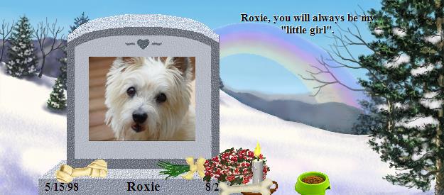 Roxie's Rainbow Bridge Pet Loss Memorial Residency Image