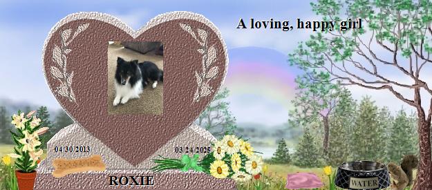 ROXIE's Rainbow Bridge Pet Loss Memorial Residency Image