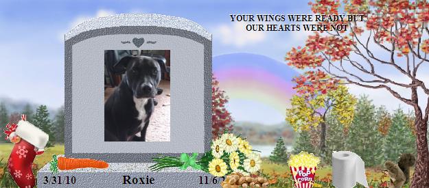 Roxie's Rainbow Bridge Pet Loss Memorial Residency Image