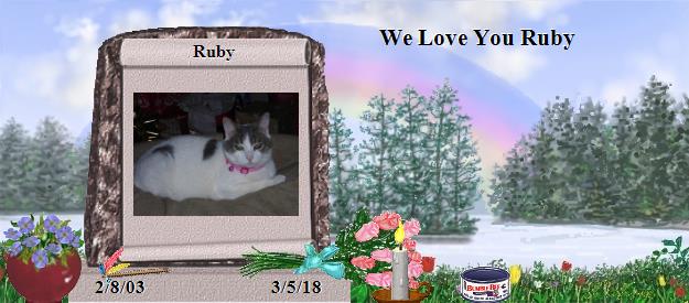 Ruby's Rainbow Bridge Pet Loss Memorial Residency Image