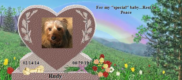 Rudy's Rainbow Bridge Pet Loss Memorial Residency Image